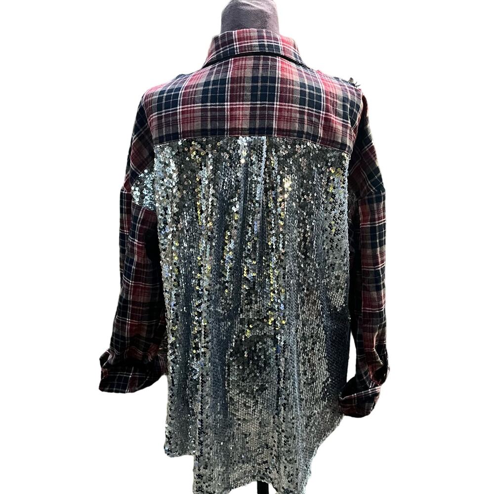 Andree By Unit Cactus Sequence Back Button Down P… - image 3